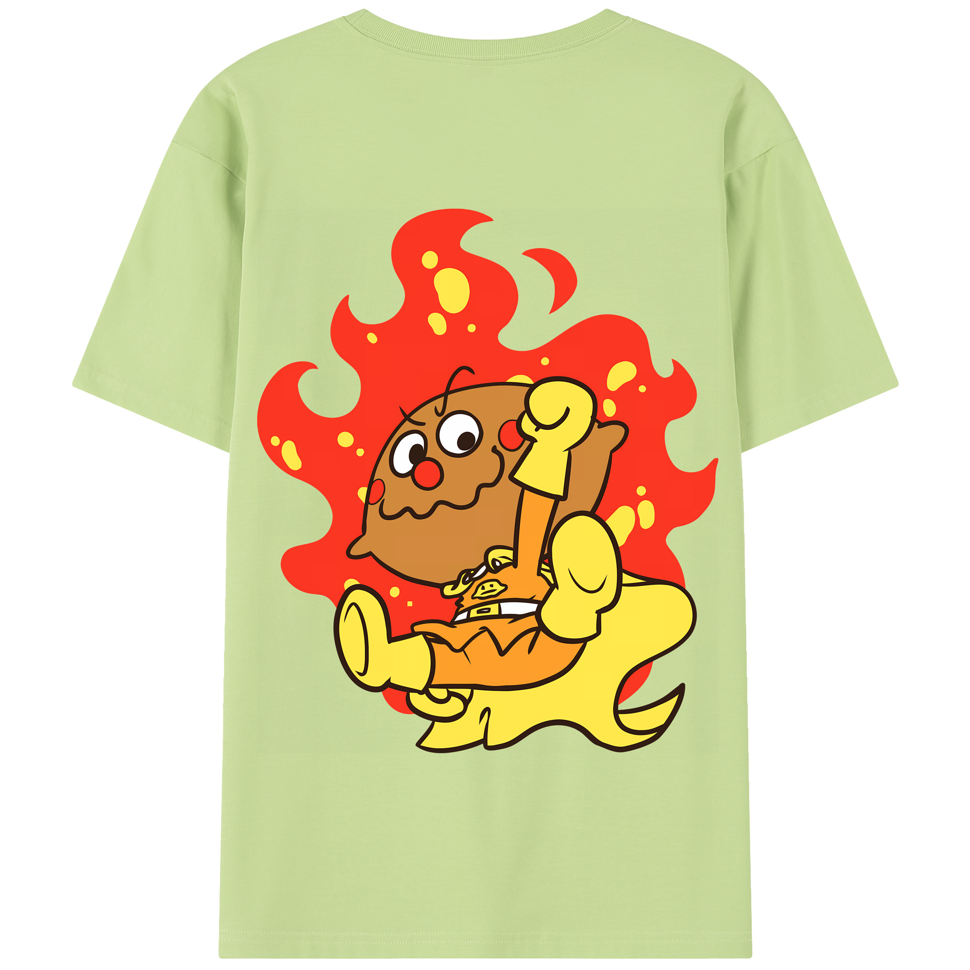 （画像用） アンパンマン Anpanman 綿100％半袖Tシャツ（背面プリント）
